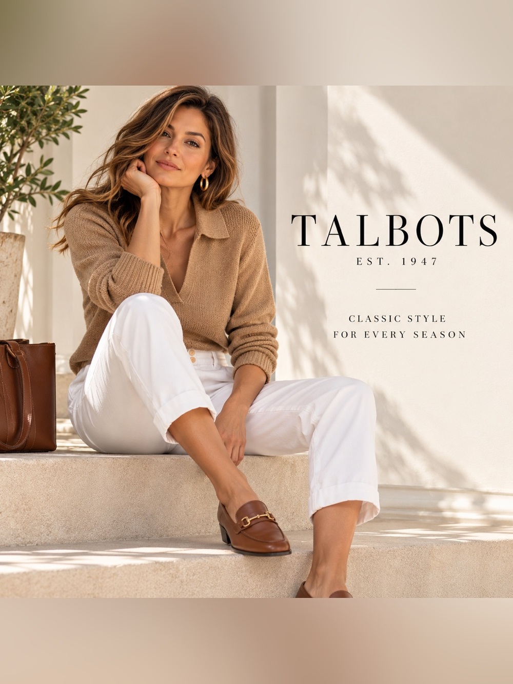 NWT Talbots Signature White Crop Pants 18WP Petite Plus Size Classic Chino